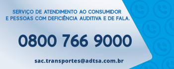 SERVIO DE ATENDIMENTO AO CLIENTE : 0800 888 0809 / SAC PARA DEFICIENTE AUDITIVO / FALA : 0800 880 0144